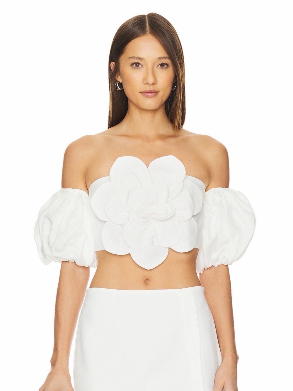 Yumi Kim Keira Flower Top in White!